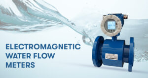 Electromagnetic water flow meter supplied by PumpHouse for accurate flow measurement in industrial and water treatment applications in Dubai and the UAE